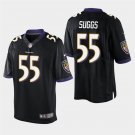 Baltimore Ravens #55 Terrell Suggs Black Stitched Limited Jersey