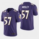 Baltimore Ravens #57 C.J. Mosley Purple Stitched Limited Jersey