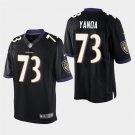 Baltimore Ravens #73 Marshal Yanda Black Stitched Limited Jersey