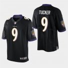 Baltimore Ravens #9 Justin Tucker Black Stitched Limited Jersey