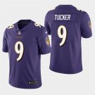 Baltimore Ravens #9 Justin Tucker Purple Stitched Limited Jersey