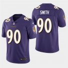 Baltimore Ravens #90 Za'Darius Smith Purple Stitched Limited Jersey