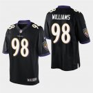 Baltimore Ravens #98 Brandon Williams Black Stitched Limited Jersey