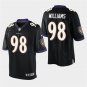 Baltimore Ravens #98 Brandon Williams Black Stitched Limited Jersey