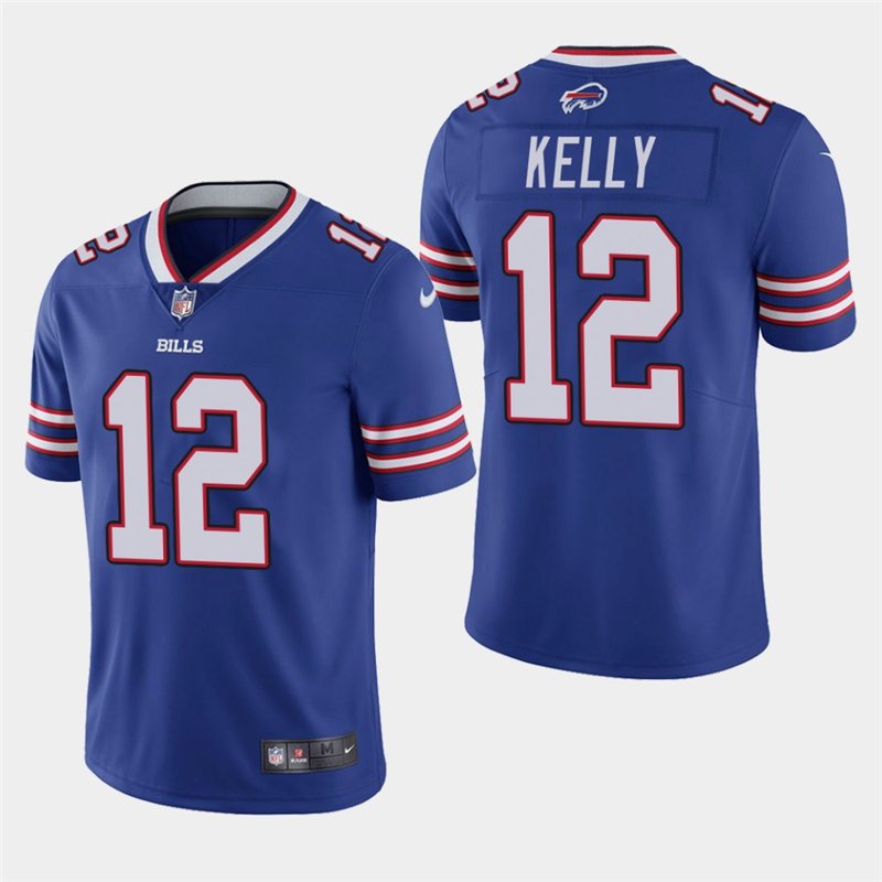 Buffalo Bills #12 Jim Kelly Royal Stitched Limited Jersey