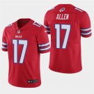 Buffalo Bills #17 Josh Allen Red Stitched Limited Jersey