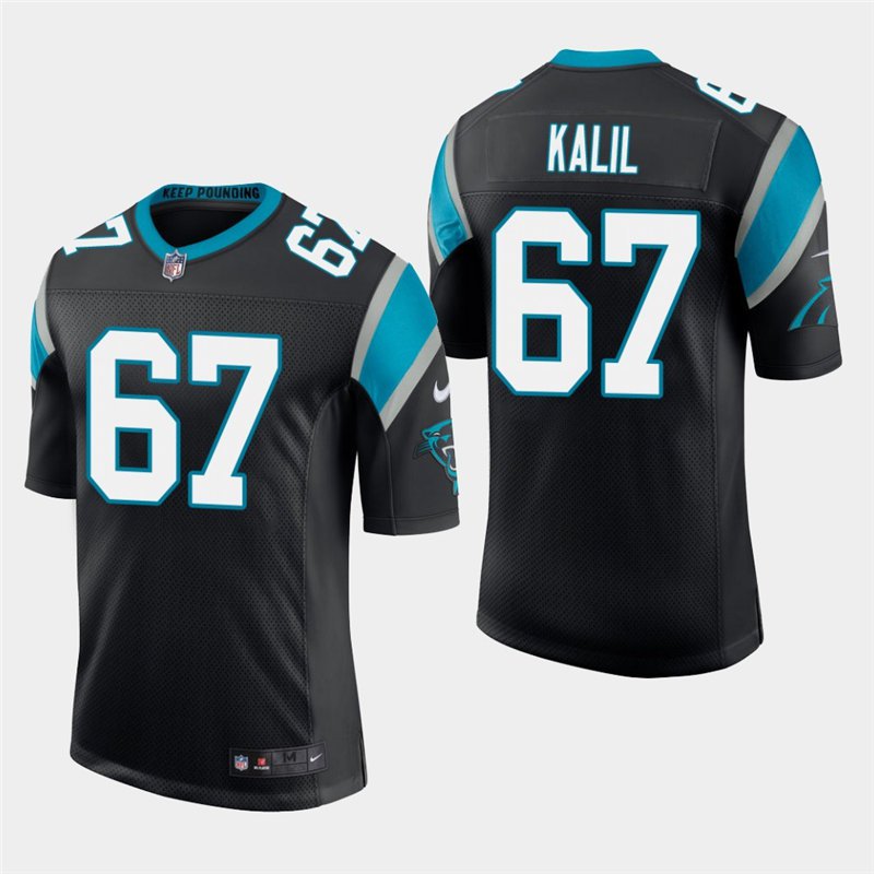 Carolina Panthers #67 Ryan Kalil Black Stitched Limited Jersey