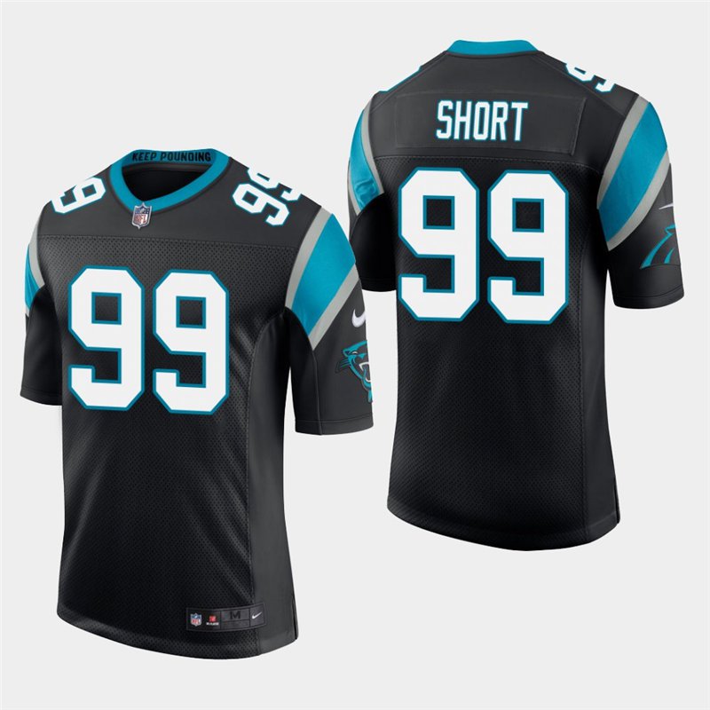 Carolina Panthers #99 Kawann Short Black Stitched Limited Jersey