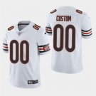 Chicago Bears #00 Custom Name And Number White Stitched Limited Jersey