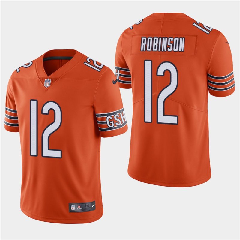 Chicago Bears #12 Allen Robinson Orange Stitched Limited Jersey