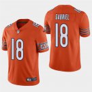 Chicago Bears #18 Taylor Gabriel Orange Stitched Limited Jersey