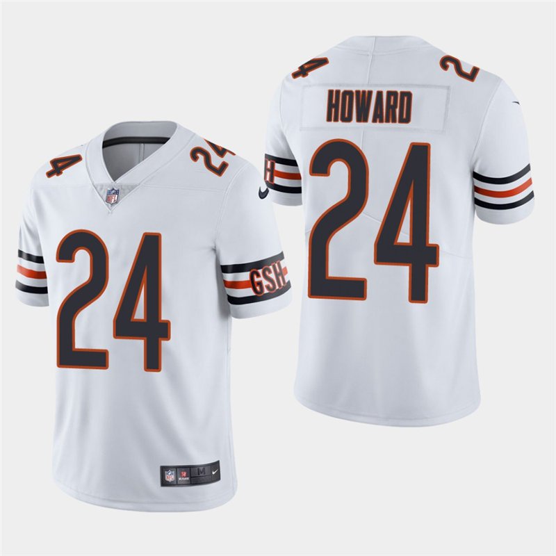 Chicago Bears #24 Jordan Howard White Stitched Limited Jersey