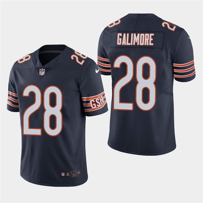 Chicago Bears #28 Willie Galimore Navy Stitched Limited Jersey