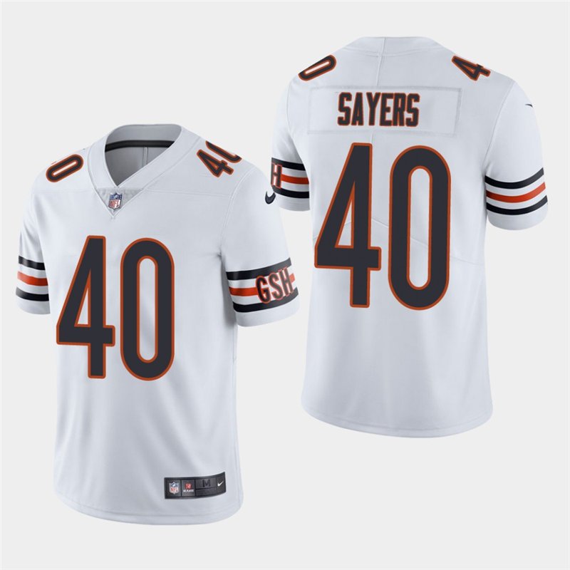 Chicago Bears #40 Gale Sayers White Stitched Limited Jersey