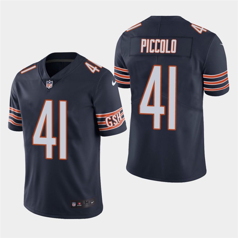 Chicago Bears 41 Brian Piccolo Navy Stitched Limited Jersey