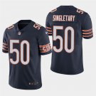 Chicago Bears #50 Mike Singletary Navy Stitched Limited Jersey