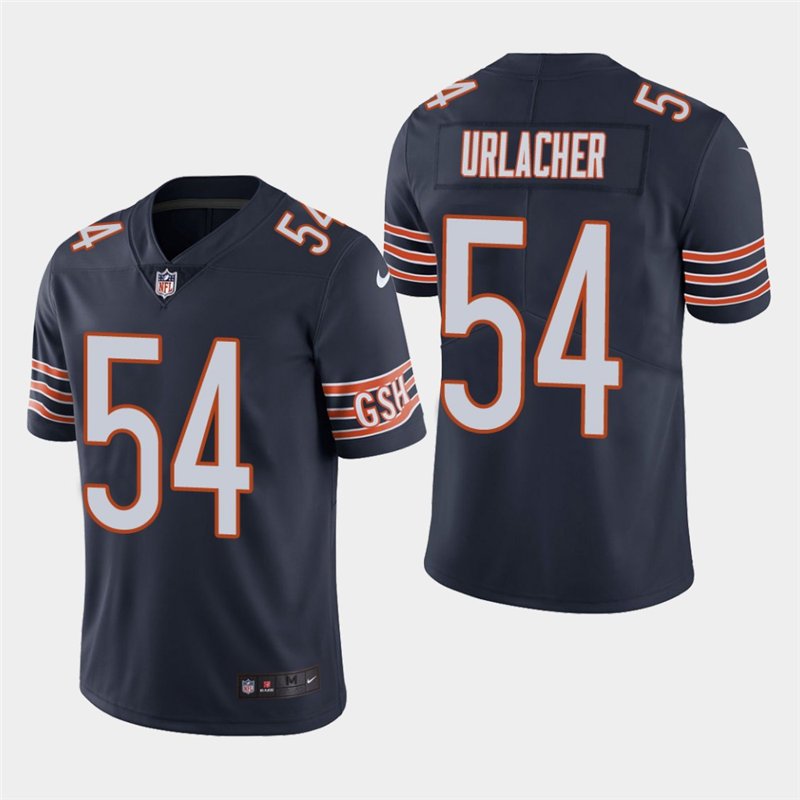 Chicago Bears 54 Brian Urlacher Navy Stitched Limited Jersey 