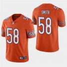 Chicago Bears #58 Roquan Smith Orange Stitched Limited Jersey