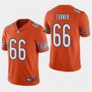 Chicago Bears #66 Bulldog Turner Orange Stitched Limited Jersey