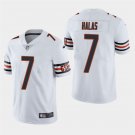 Chicago Bears #7 George Halas White Stitched Limited Jersey