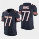 Chicago Bears #77 Red Grange Navy Stitched Limited Jersey