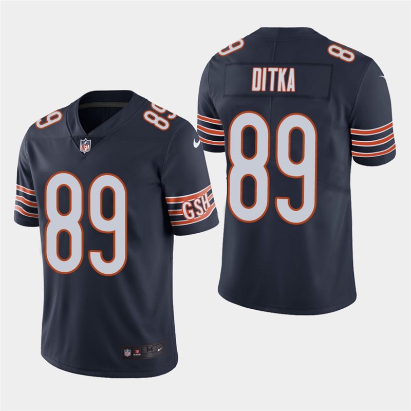 Chicago Bears #89 Mike Ditka Navy Stitched Limited Jersey