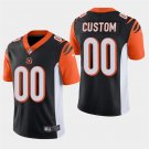 Cincinnati Bengals #00 Custom Name And Number Black Stitched Limited Jersey