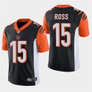 Cincinnati Bengals #15 John Ross Black Stitched Limited Jersey
