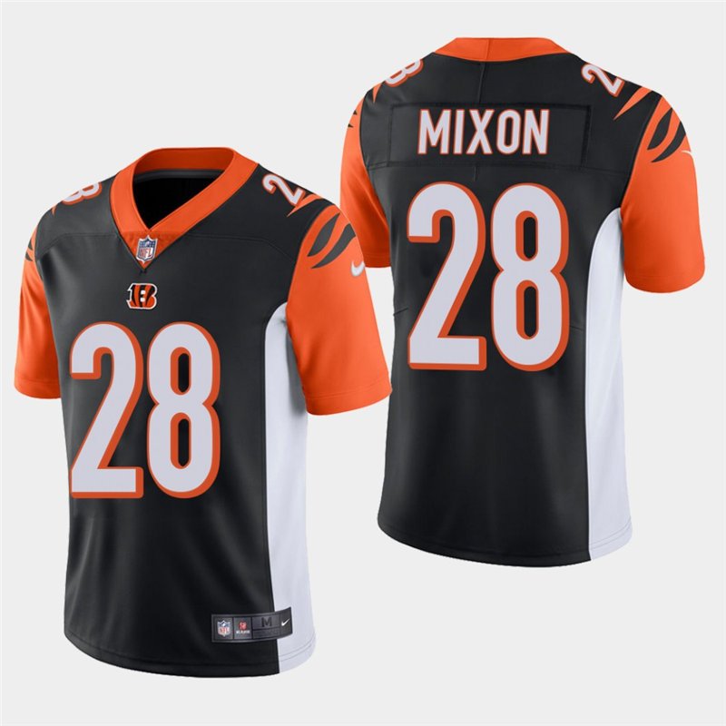 Cincinnati Bengals #28 Joe Mixon Black Stitched Limited Jersey