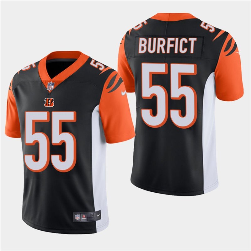 Cincinnati Bengals 55 Vontaze Burfict Black Stitched