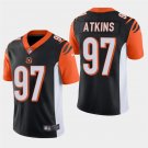 Cincinnati Bengals #97 Geno Atkins Black Stitched Limited Jersey