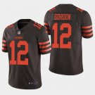 Cleveland Browns #12 Josh Gordon Brown Stitched Limited Jersey