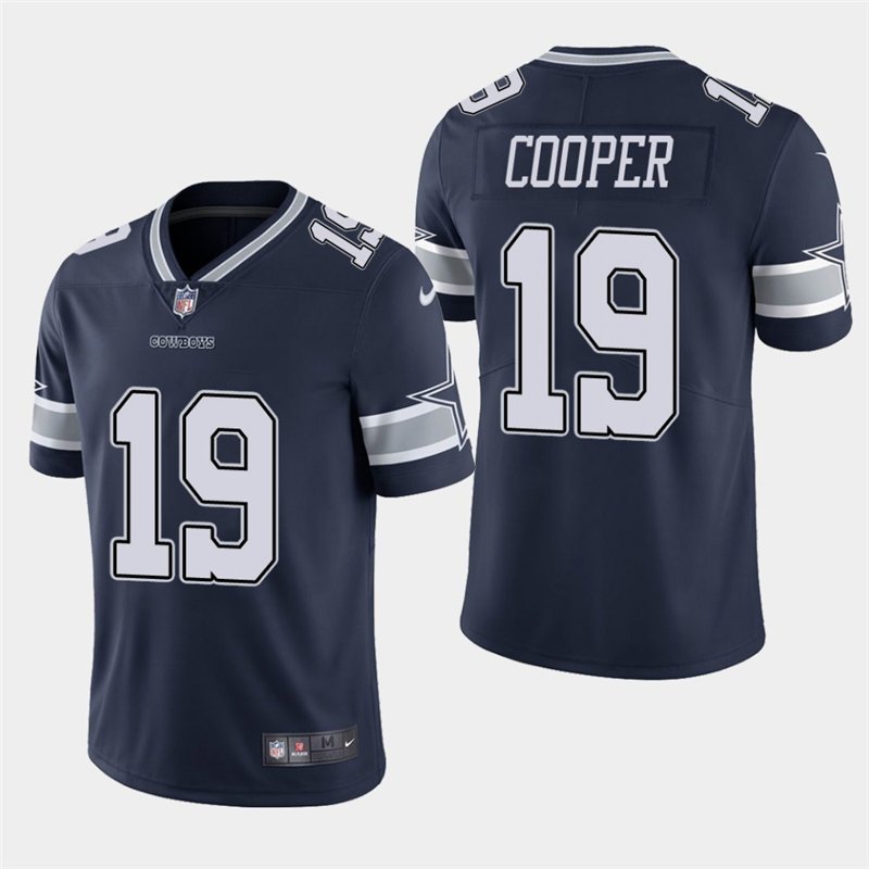 Dallas Cowboys #19 Amari Cooper Navy Stitched Limited Jersey