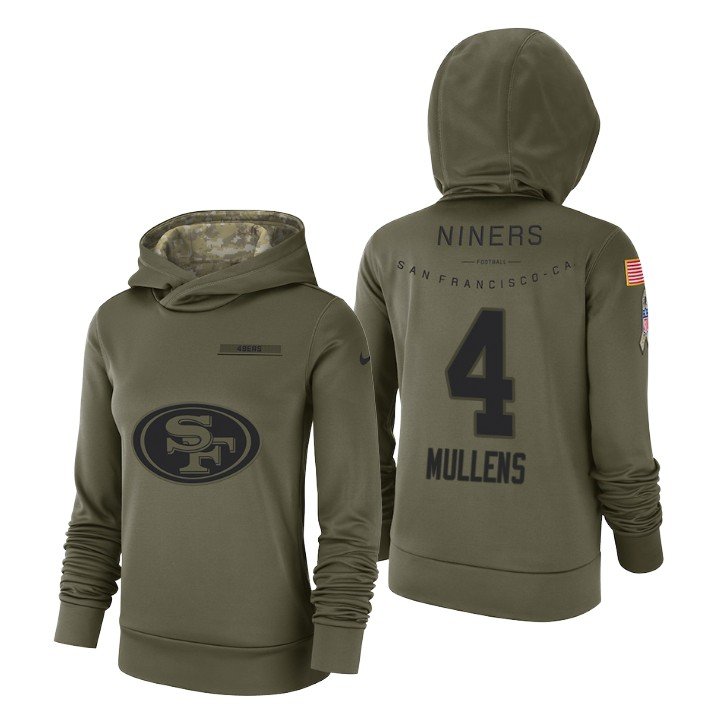 49ers hoodie salute to service