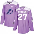 Lightning #27 Ryan McDonagh Purple Fights Cancer Stitched Jersey