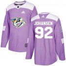 Ryan Johansen Men's Nashville Predators Fights Cancer Purple Jersey