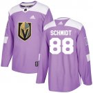Nate Schmidt Men's Vegas Golden Knights Fights Cancer Purple Jersey