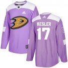 Ryan Kesler Men's Anaheim Ducks Fights Cancer Purple Jersey