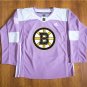 Charlie McAvoy Men's Boston Bruins Fights Cancer Purple Jersey