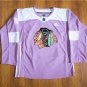 Jonathan Toews Men's Chicago Blackhawks Fights Cancer Purple Jersey