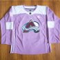 Nathan MacKinnon Men's Colorado Avalanche Fights Cancer Purple Jersey