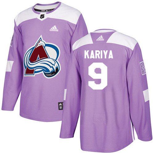 Paul Kariya Men's Colorado Avalanche Fights Cancer Purple Jersey