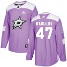 Alexander Radulov Men's Dallas Stars Fights Cancer Purple Jersey