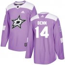 Jamie Benn Men's Dallas Stars Fights Cancer Purple Jersey