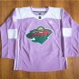 Mikko Koivu Men's Minnesota Wild Fights Cancer Purple Jersey