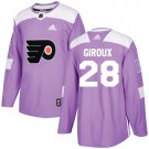 Claude Giroux Men's Philadelphia Flyers Fights Cancer Purple Jersey