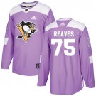 Ryan Reaves Men's Pittsburgh Penguins Fights Cancer Purple Jersey