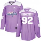 Evgeny Kuznetsov Men's Washington Capitals Fights Cancer Purple Jersey