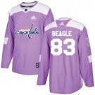 Jay Beagle Men's Washington Capitals Fights Cancer Purple Jersey