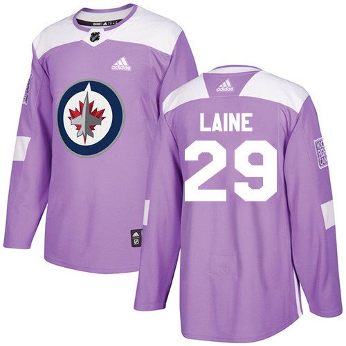 Patrik Laine Men's Winnipeg Jets Fights Cancer Purple Jersey